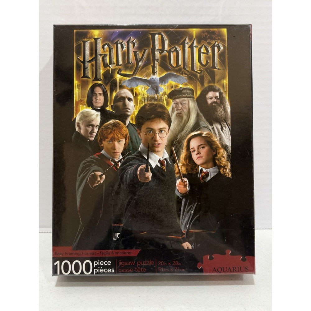 Aquarius Harry Potter Puzzle Character Collage 1000 Piece Puzzle New Sealed